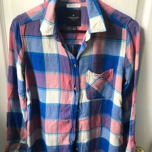 American Eagle Boyfriend Fit Women’s Flannel